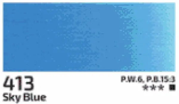 Akrylová barva Rosa 200ml – 413 sky blue