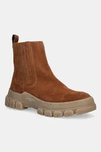 Semišové kotníkové boty Weekend Max Mara Genepi