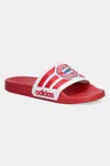 Pantofle adidas Adilette Bayern Monachium pánské, červená barva, JS4861