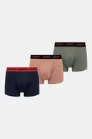 Boxerky HUGO TRUNK TRIPLET PACK 3-pack pánské, černá barva, 50532611
