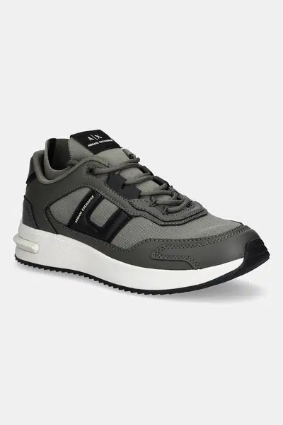 Tenisky Armani Exchange pánské, zelená barva, XM001682 AF17359 U8144