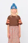 Tinycottons  Dětské bavlněné tričko  STRIPES LOGO TEE