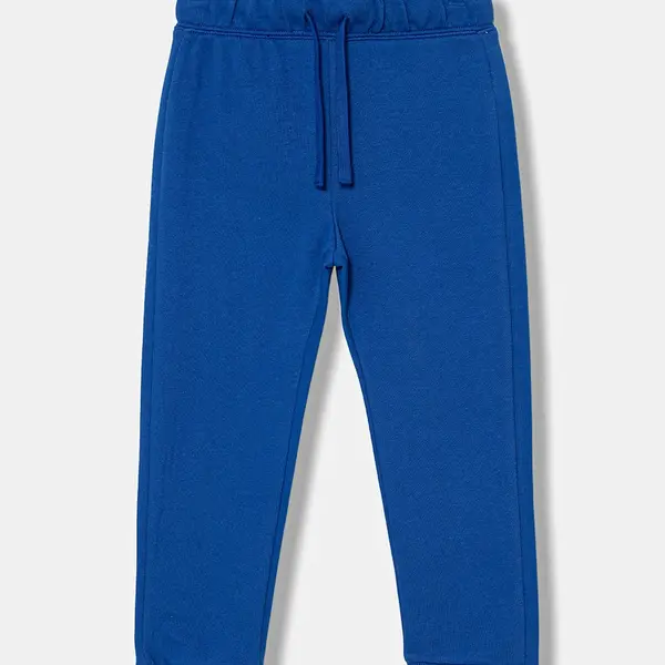 Dětské bavlněné tepláky United Colors of Benetton modrá barva, 3J68GF027
