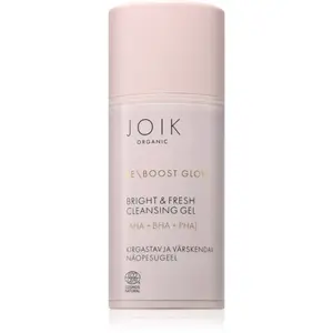 JOIK Organic Re-Boost Glow osvěžující čisticí pleťový gel s exfoliačním účinkem 100 ml