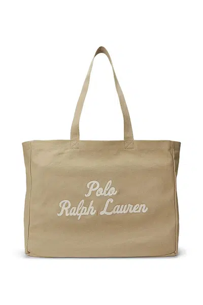 Taška Polo Ralph Lauren hnědá barva, 405962436