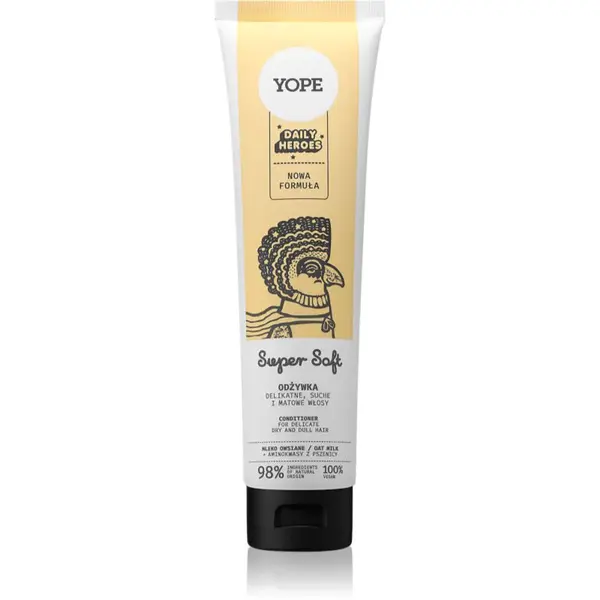 Yope Daily Heroes Soft Conditioner Oat Milk posilující kondicionér pro křehké vlasy 170 ml