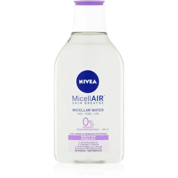 NIVEA MicellAir Skin Breathe Expert jemná micelární voda pro citlivou pleť 400 ml