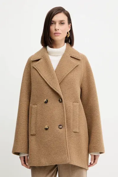 Kabát s vlnou MM by Max Mara OBLIQUA