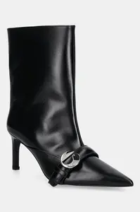 Kožené kotníkové boty Coperni Ankle Heeled Belt Boots