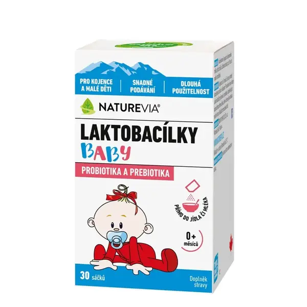 Naturevia Laktobacílky baby 30 sáčků