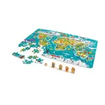 Hape Detské puzzle - Mapa sveta 2 v 1