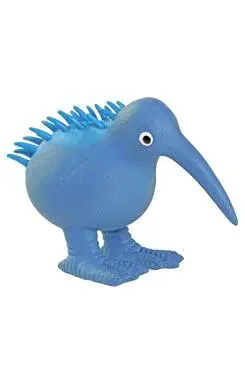 Whistle hračka pes latex pískací modrá 13,5cm Kiwi