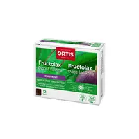 Fructolax Ovoce&vláknina žvýkací kostky 12ks