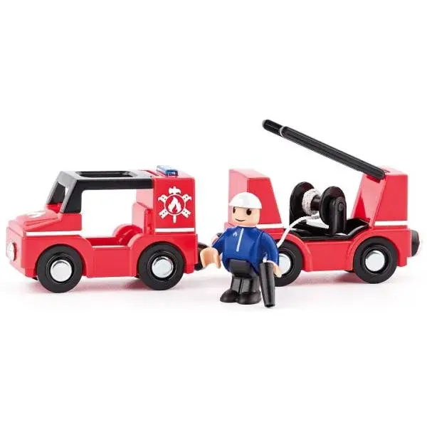 Woody Autíčka k dráhe - Hasiči, 4ks