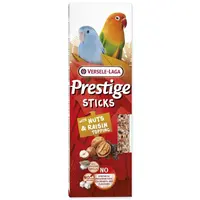 Tyčinky Versele-Laga  Prestige malý papagáj s orechami a hrozienkovou polevou 60g 2ks