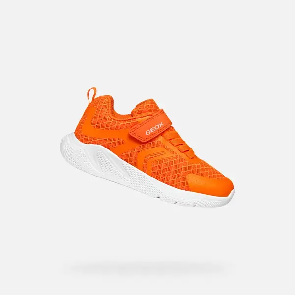 Orange boys' sneakers Geox Sprintye - Boys