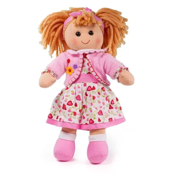 Bigjigs Toys Látková bábika Kelly 34 cm