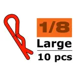 Sponka karosérie veľká 45° modrá (10)