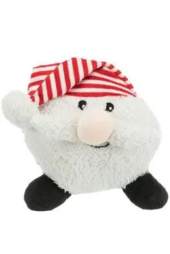 Vánoční Hračka Pes Míček Santa Plyš 18-29cm Tr 1ks