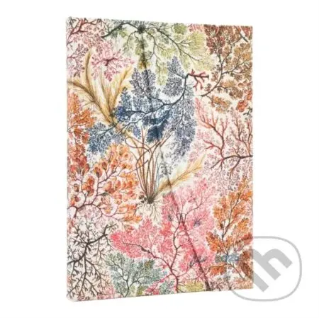 Paperblanks - týždenný diár Anemone 2026 (midi, horizontálny, magnetické zatváranie)