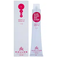 Kallos KJMN Professional Cream Hair Colour Keratin & Argan Oil barva na vlasy s keratinem a arganovým olejem odstín 6.20 Dark Violet Blond 100 ml