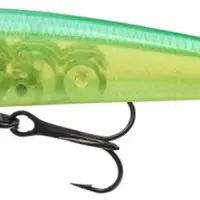 Daiwa wobler tournament baby minnow 60 sp lime chart - 6 cm 3,5 g