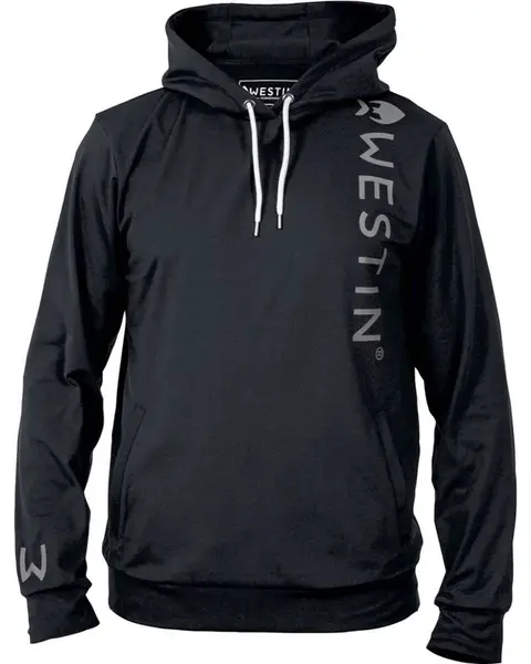 Westin mikina vertical tech hoodie black - xl