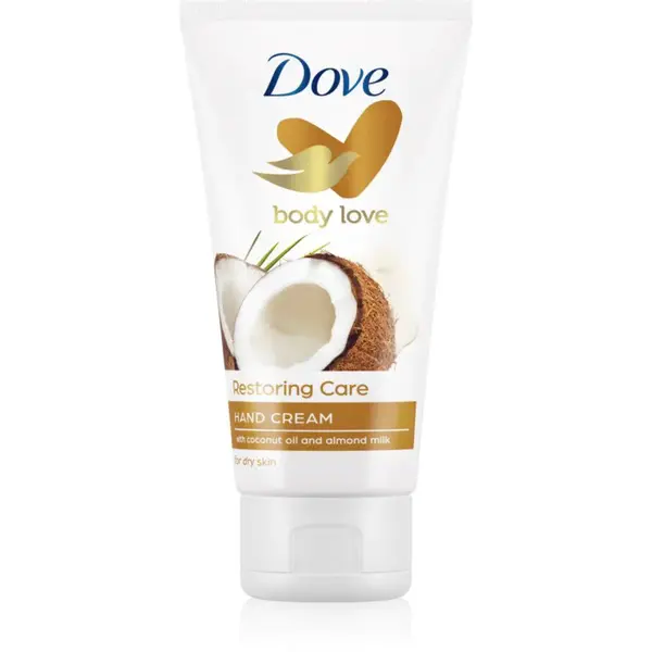 Dove Body Love Coconut krém na ruce pro suchou pokožku 75 ml