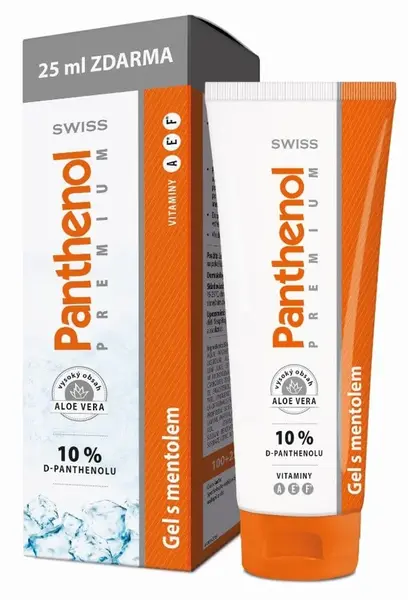 Simply You Panthenol 10% Swiss Premium gel s mentolem 100+25 ml