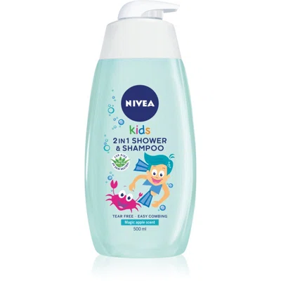NIVEA Kids Magic Apple sprchový gel a šampon pro chlapce 500 ml