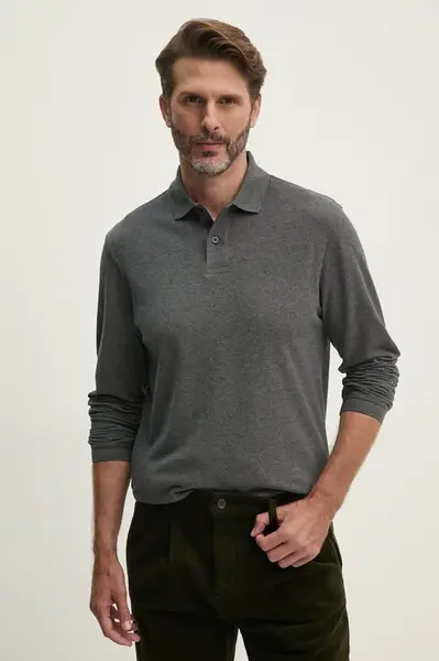 Bavlnené tričko s dlhým rukávom Barbour