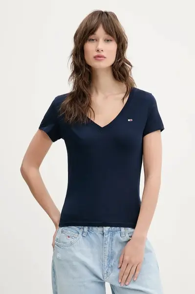Bavlnené tričko Tommy Jeans 2-pak