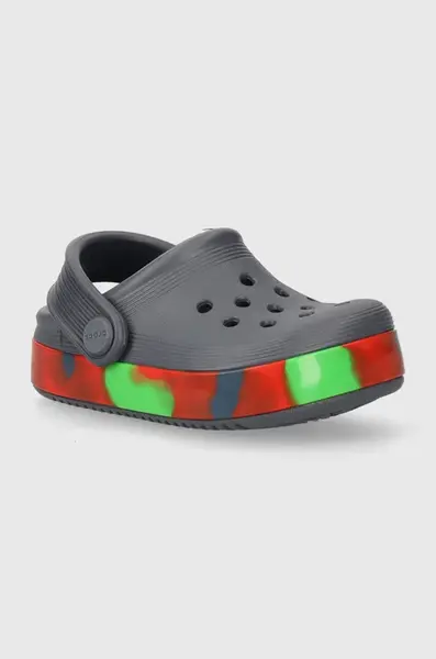 Detské šľapky Crocs OFF COURT GLOW BAND CLOG