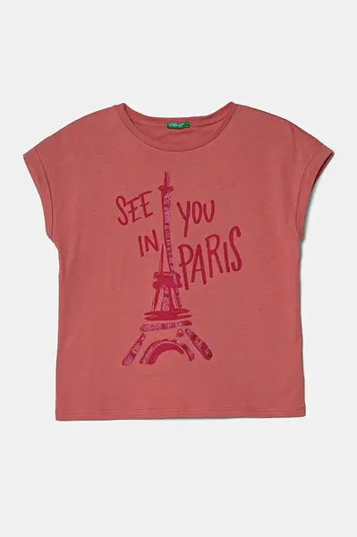 Detské bavlnené tričko United Colors of Benetton