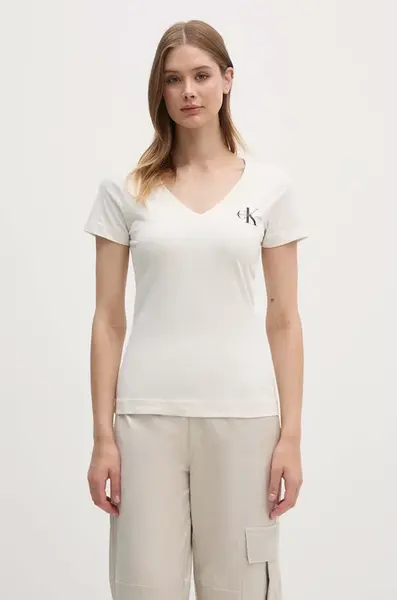 Bavlnené tričko Calvin Klein Jeans 2-pak