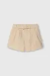 Detské šortky s ľanovou prímesou Guess