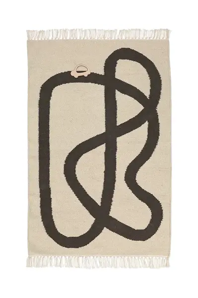 Bavlnený koberec ferm LIVING Lane 70 x 105 cm