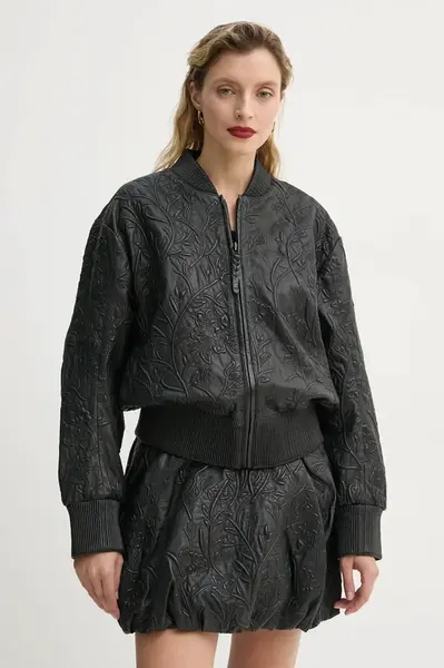 Kožená bunda bomber MUNTHE FERRIL