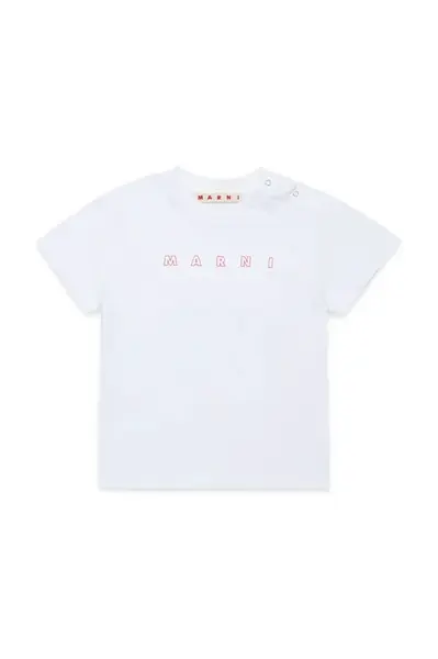 Detské bavlnené tričko Marni MT276B T-SHIRT