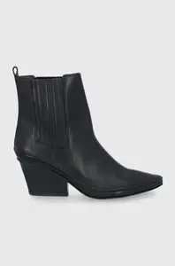 Kožené kovbojské topánky Tory Burch