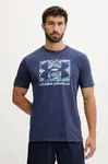 Under Armour tričko pánske s bavlnou CAMO BOXED LOGO