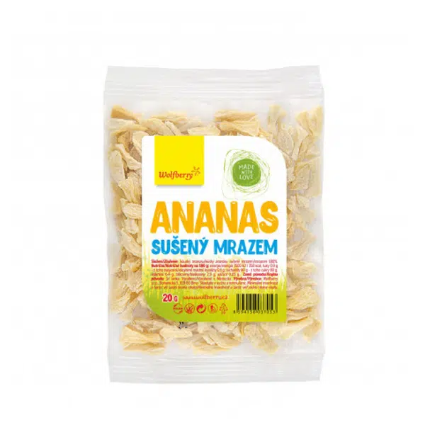 WOLFBERRY Ananas sušený mrazem 20 g