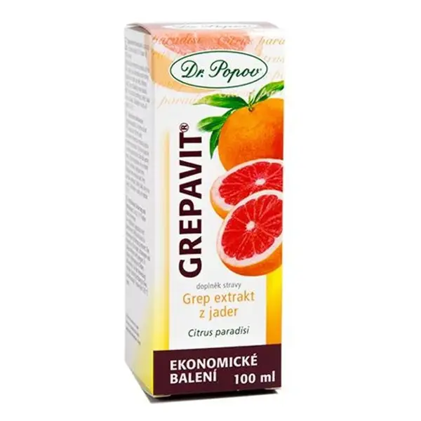DR.POPOV Kapky grepavit grep extrakt z jader 100 ml