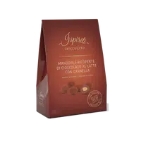 ISPIRITI Mandle v mléčné čokoládě se skořicí 120 g