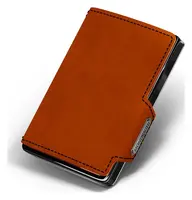 Kožená mini peněženka Mondraghi Racing Orange