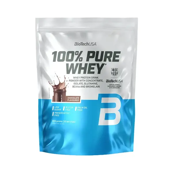 BioTech USA 100% Pure Whey 900 g bourbon vanilka