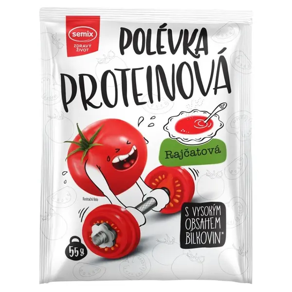 SEMIX Proteinová polévka s rajčaty 55 g