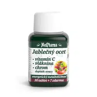 MEDPHARMA Jablečný ocet + vláknina + vitamin C + chrom 37 tablet