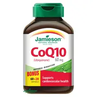JAMIESON Koenzym Q10 60 mg 60+20 kapslí