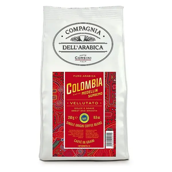 CORSINI Colombia Medellin káva zrnková 250 g